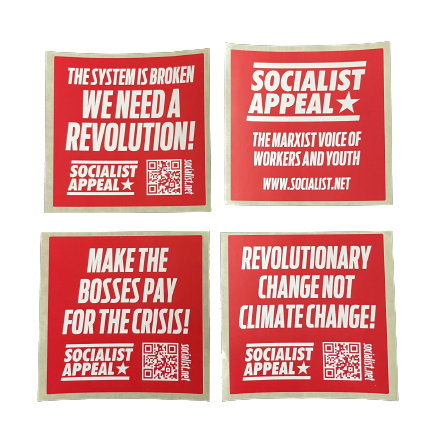 Socialist Appeal stickers bundle